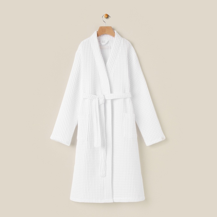 Халат вафельный детский SL HOME: Kids «Блан де Блан», размер 36, 100% хлопок, 280 г/м² - Фото 1
