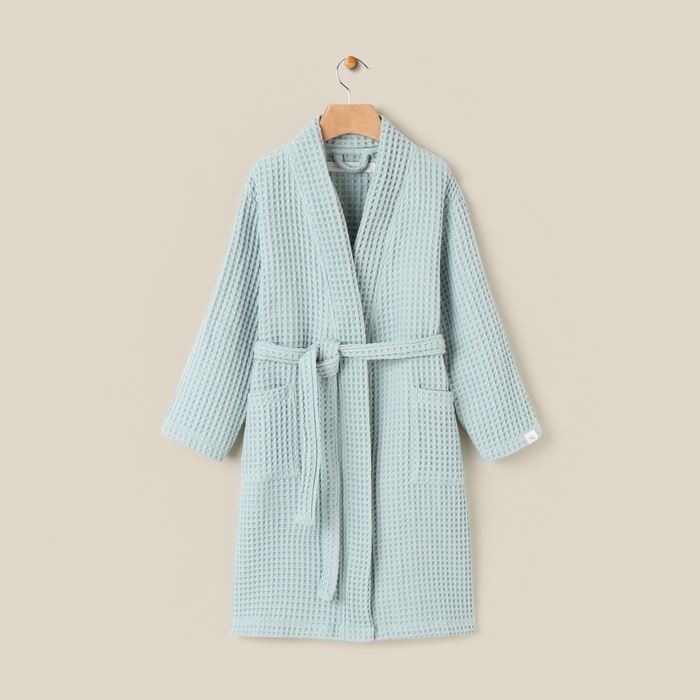Халат вафельный детский SL HOME: Kids «Аззура», размер 38, 100% хлопок, 280 г/м² - Фото 1