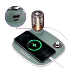 Беспроводная зарядка Kitfort КТ-3372-2, 24,5 Вт, цвет зеленый - фото 51570813