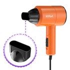 Фен Kitfort КТ-3240-2, 1100 Вт, 2 режимов, шнур 1,8 м, черно-оранжевый - фото 51571026