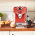 Кофеварка Kitfort КТ-7125-1, 1230-1465 Вт, 19 бар, 1,8 л, длина шнура 1 м, красный - фото 51571050