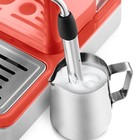 Кофеварка Kitfort КТ-7125-1, 1230-1465 Вт, 19 бар, 1,8 л, длина шнура 1 м, красный - фото 51571051