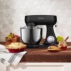 Цельнометаллический планетарный миксер Kitfort КТ-3076, 1800 Вт, 6 л, 6 + импульсный режим, 3 насадки, шнур 1 м - фото 51571073