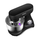 Цельнометаллический планетарный миксер Kitfort КТ-3076, 1800 Вт, 6 л, 6 + импульсный режим, 3 насадки, шнур 1 м - фото 51571076