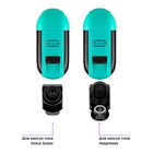 Кофеварка «3 в 1» Kitfort КТ-7105-3, 1450 Вт, 19 бар, 0,6 л, длина шнура 0,9 м, черно-бирюзовая - фото 51571134