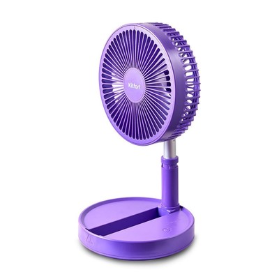 Беспроводной вентилятор Kitfort КТ-412-1, 4,5 Вт, фиолетовый