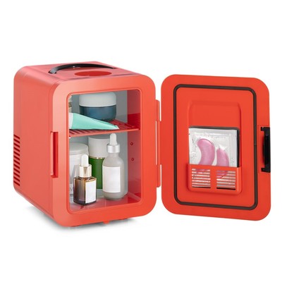 Холодильник для косметики Kitfort КТ-3159-1, 48 Вт, 38 дБ, 15-18 °C, 65 °C4 л, длина шнура 1,8 м, автомобильный шнур, цвет красный