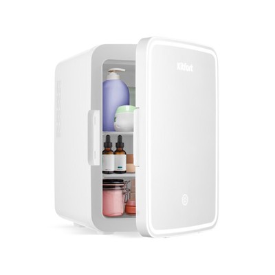 Холодильник для косметики Kitfort КТ-3162, до 55 Вт, 35 дБ, 16-20 °С, 45-50 °С9 л, длина шнура 1,8 м, автомобильный шнур