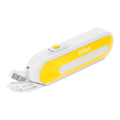 Электрические ножницы Kitfort КТ-6045-1, цвет бело-желтый