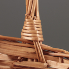 Набор корзин плетеных,3шт,  ива, 47x39x14/20x42, 40x33x12/18x36, 35x28x10/16x32, медовый - фото 24370910