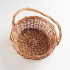 Корзина плетеная, D22xH10xHH25, медовый, ива 10555112