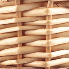 Корзина плетеная, D22xH10xHH25, медовый, ива 10555112