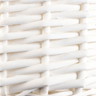 Корзина плетеная, 23х23х12,5х28 см, белый, ива - фото 24370923