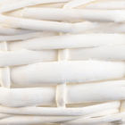 Корзина плетеная, 26х21х8х13х32 см, белый, ива - фото 24370927