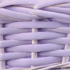 Корзина плетеная, 26х21х8х13х32 см, сиреневый, ива 10555123