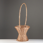 Корзина плетеная, D30хDB23/H70 см, 1 шт, ива - фото 24370928