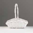 Корзина плетеная 33х20H9/13/33 B23х13, белый, ива - фото 24393447