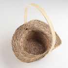 Набор корзин из 3 шт, 38x30x19x14x42см, 33x26x17x12,5x38см, 28x22x15x11x34см, рогоз - фото 24393462