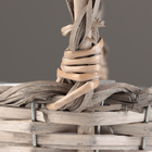 Набор корзин из 3 шт, D32xH18/53, D24xH16/49, D18xH15/42  см, серый, ива - фото 24393487