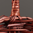 Набор корзин из 3 шт, 33х13/36 см, 29х11/31 см, 22х10/26 см, коричневый, ива - фото 24393497