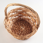 Набор плетеных корзин из 3 шт, 34хH14/35 см, 29х12/30 см, 22х10/25 см, ива - фото 24393501