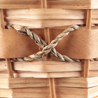 Набор плетеных корзин из 3 шт, 34хH14/35 см, 29х12/30 см, 22х10/25 см, ива - фото 24393503