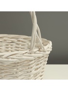 Корзина плетёная для хранения «Лиана», ива, с ручкой, белая, набор 3 шт. - Фото 14