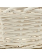 Набор корзин из 3 шт, 35х35х14/35 см, 30х30х12,5/30 см, 25х25х11/25 см, белый, ива 10555165