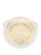 Корзина плетёная для хранения «Лиана», ива, с ручкой, белая, набор 3 шт. - Фото 8