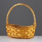 Набор корзин из 3 шт, 38х28х14/36, 32х22х12/31, 26х17х11/26 см, ива - фото 24393514