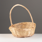 Набор корзин из 3 шт, 38х29х14/36 см, 32х23х13/31 см, 26х19х11/26 см, ива - фото 24393524