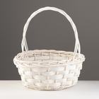 Корзина плетёная для хранения «Флетта», ива, белая, набор 3 шт. - Фото 2