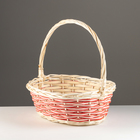 Набор корзин из 3 шт, 39х32х13/36 см, 34х26х11/31 см, 28х20х10/25 см, ива - фото 24393544