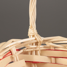 Набор корзин из 3 шт, 39х32х13/36 см, 34х26х11/31 см, 28х20х10/25 см, ива - фото 24393547