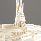 Набор корзин из 3 шт, D40х15х42 см; D35х13/37 см; D30х11/32 см, ива - фото 24347855