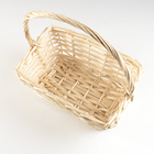 Набор корзин из 3 шт, 42х29х17/43 см, 37х26х15/37 см, 31х21х13/35 см, бежевый, ива - фото 24347859