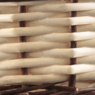 Набор корзин из 3 шт, 44x39x16/46 см, 37x30x14/41 см, 33x23x13/36 см, ива - фото 24393568