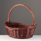 Набор корзин из 3 шт, 48x35xH13/18/40 см, 40x30xH12/16/35 см, 33x25xH10/14/29 см, ива - фото 24393594