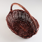 Набор корзин из 3 шт, 48x35xH13/18/40 см, 40x30xH12/16/35 см, 33x25xH10/14/29 см, ива - фото 24393596