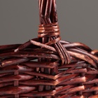 Набор корзин из 3 шт, 48x35xH13/18/40 см, 40x30xH12/16/35 см, 33x25xH10/14/29 см, ива - фото 24393597