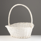 Набор корзин из 3 шт, 50х43х22х17х48 см, 43х36х20х16х42 см, 36х29х18х14х35 см, ива - фото 24393600