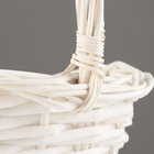 Набор корзин из 3 шт, 50х43х22х17х48 см, 43х36х20х16х42 см, 36х29х18х14х35 см, ива - фото 24393602