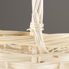 Набор корзин из 3 шт, 53x42xH16/22/45, 46x36xH15/20/39, 38x29xH13/17/34 см, выбеленный, ива - фото 24393607