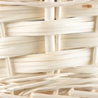 Набор корзин из 3 шт, 53x42xH16/22/45, 46x36xH15/20/39, 38x29xH13/17/34 см, выбеленный, ива - фото 24393608