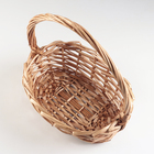 Набор корзин из 5 шт, 55x44/52; 48x39/46; 42x32/40; 35x27/35; 30x20/30 см, ива - фото 24347889