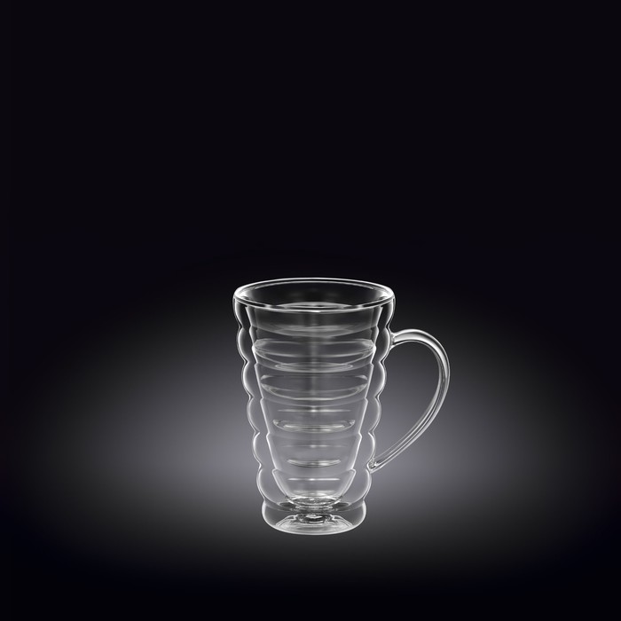 Чашка Wilmax England, термостекло, двойные стенки, 100 мл - Фото 1