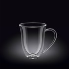 Чашка Wilmax England, термостекло, двойные стенки, 250 мл - фото 306066137
