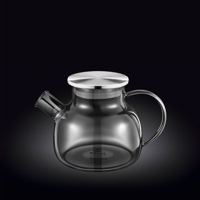 Чайник заварочный Wilmax England Smoky Grey, термостекло, 950 мл