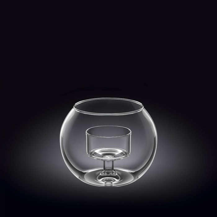 Подсвечник Wilmax England, термостекло, одна свеча, размер 10х8 см - Фото 1