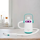 Пароочиститель Kitfort КТ-9109-3, 1000 Вт, 0,3 л, нагрев 3-5 мин, 3 бар, длина шланга 1,2 м, 25 ± 5 г/мин, шнур 2,9 м, бело-бирюзовый - фото 51571455